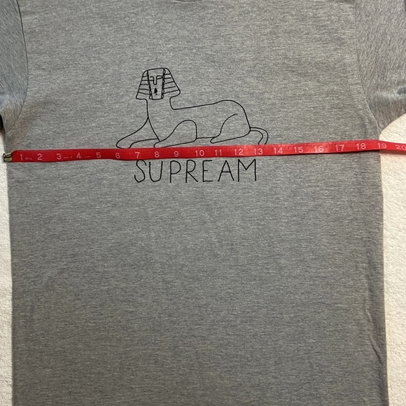 Supreme Mark Gonzales Supream Sphinx T-Shirt in Gray, size M - Picture 6 of 7